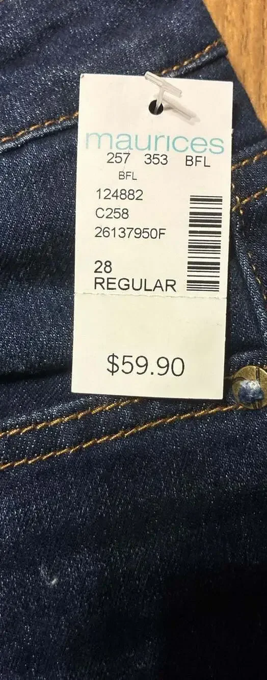 Vigoss Ace Straight Leg Jeans Dark Wash